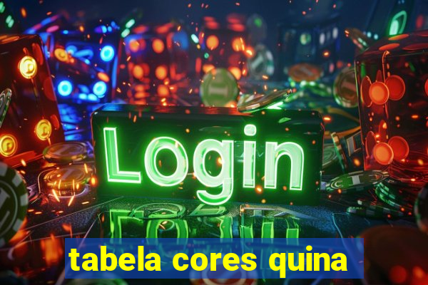 tabela cores quina